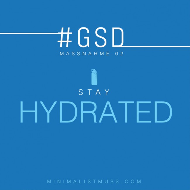 GET SHIT DONE: Ganz einfach 3l Wasser am Tag trinken. Ein Selbstversuch von minimalistmuss.com